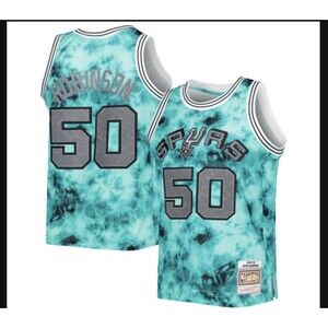 MITCHELL & NESS David Robinson San Antonio Spurs Galaxy Swingman Jersey Size M